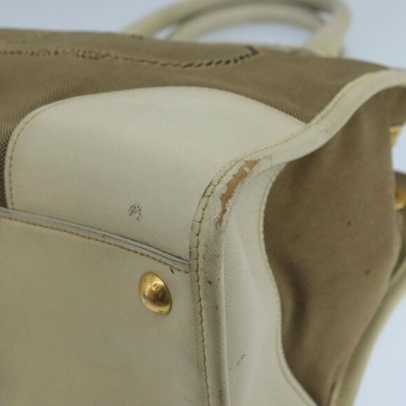 Prada Beige Canvas Handbag (Pre-Owned) - Picture 7 of 16